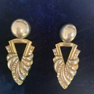 Vintage Ylang Ylang Deco-inspired earrings